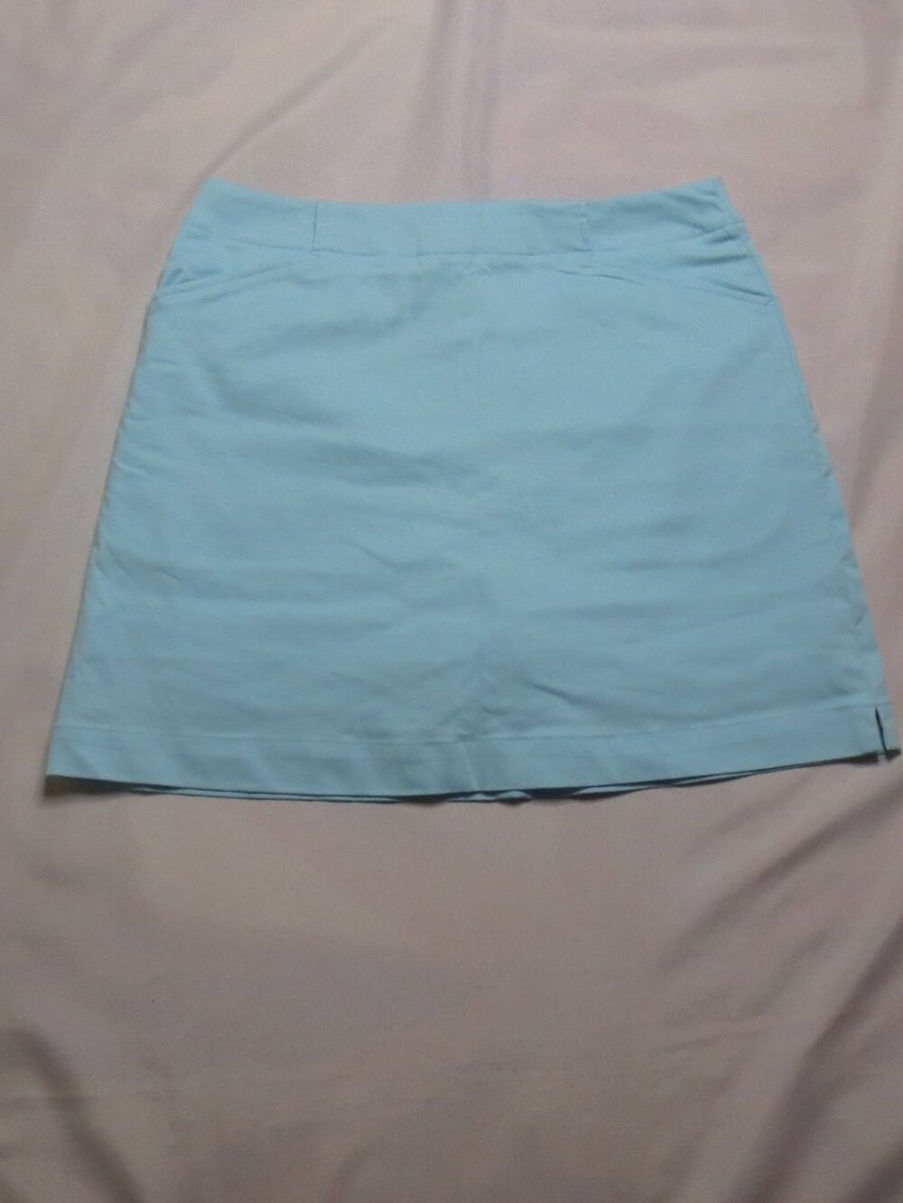 NIKE GOLF womens FIT DRY baby blue SKORT skirt CASUAL skirt ATHLETIC SIZE 8/M